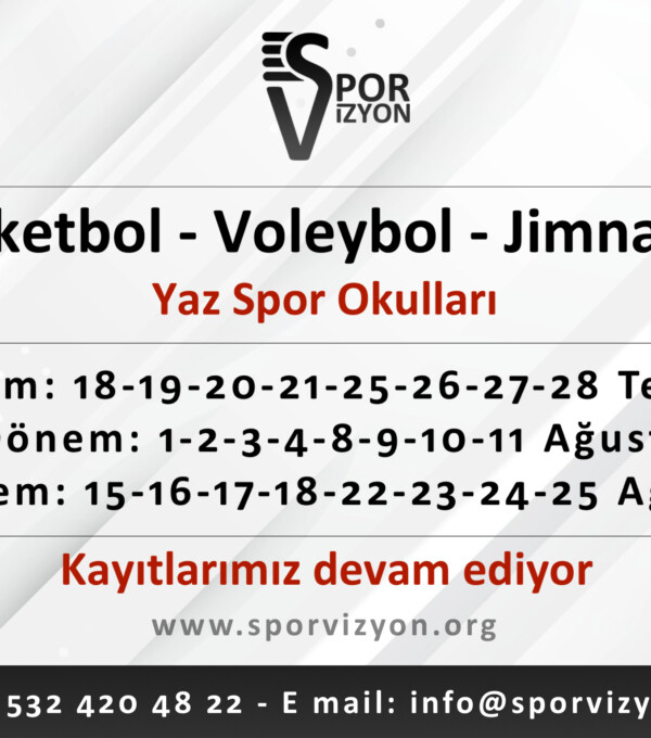YAZ ANTRENMAN PROGRAMIMIZ BELLİ OLDU